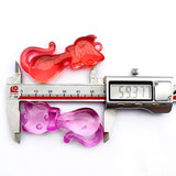 Acrylic Chunky Bubblegum Cat Necklace Pendants 35pcs
