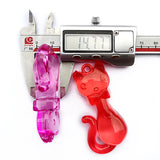 Acrylic Chunky Bubblegum Cat Necklace Pendants 35pcs