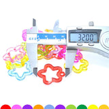 Colorful Acrylic Star Necklace Pendants Jewelry Charms 320pcs