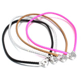 Colorful Snap PU Leather Snap Button Necklace Magnet Clasp Love Gift