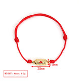 Evil Eye Zircon Enamel Bracelet For Women Girls Bangle Jewelry
