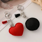Rhinestone Eye Keychain Leather Car Keyring Bag Charm Women's Key Ring Trinket