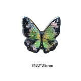 30pcs 22*25mm Glitter Butterfly Resin Cabochons for Jewelry Making