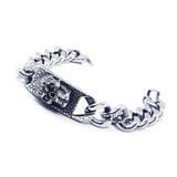 Biker Skeleton Bracelet 316L Stainless Steel Punk Bracelet