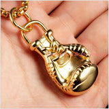 316L Stainless Steel Boxing Glove Pendant Necklace High Quality