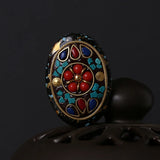 Nepalese Buddhist Tibetan Brass Metal Clay Loose Craft Beads