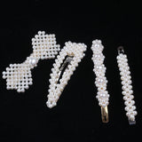 Freshwater Pearl Hairclip Round Pearl Hair Clips