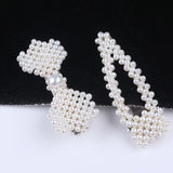 Freshwater Pearl Hairclip Round Pearl Hair Clips