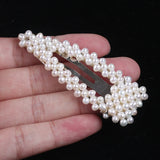 Freshwater Pearl Hairclip Round Pearl Hair Clips