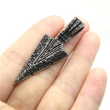 Dots Sharp Arrow Mens Pendant Stainless Steel Punk Pendant