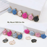 30pcs Sea Shell Snail Charms for DIY Jewelry Making