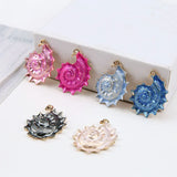 30pcs Sea Shell Snail Charms for DIY Jewelry Making
