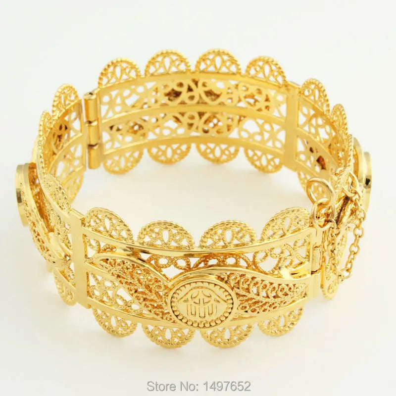 Ethiopian 18K Bangles/Bracelets African/India/Kenya/Middle East Style