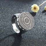 Eyes Ring Silver-color Full Zirconia Rings For Women Lady Ring Jewelry CZ Gift