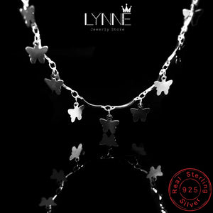 925 Silver Butterfly Pendant Anklet Bracelet Foot Chain for Women