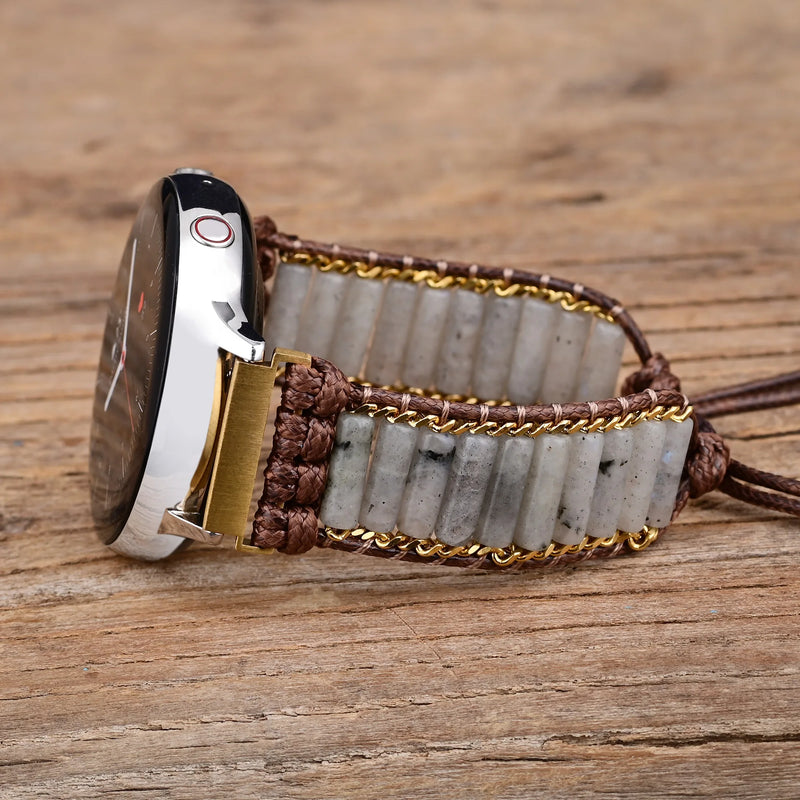 Labradorite Watch Strap Bohemian Stone Watch Band