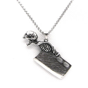 Skull Pendant Stainless Steel Necklace