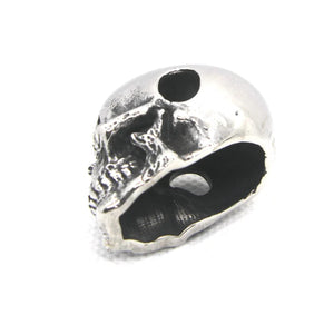 Skull Pendant Stainless Steel Man Polishing Necklace