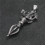 Thai Buddha Pendant Stainless Steel Necklace