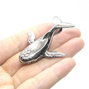 Whale Pendant Stainless Steel Necklace Men