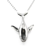 Whale Pendant Stainless Steel Necklace Men