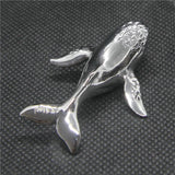 Whale Pendant Stainless Steel Necklace Men
