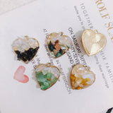 20pcs Heart Pendants 22*20mm DIY Earring Charms