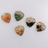 20pcs Heart Pendants 22*20mm DIY Earring Charms