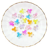 100pcs 18*20mm Glitter Star Resin Cabochons DIY Jewelry Accessories