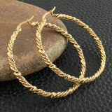Stainless Steel Hoop Earrings Personality Bijoux En Acier Inoxydable