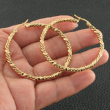 Stainless Steel Hoop Earrings Personality Bijoux En Acier Inoxydable