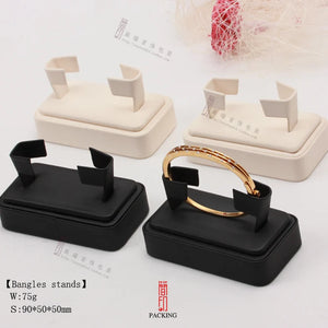 Bracelet Holder & Beige Jewelry Display Stand Props