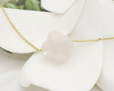 Yellow Crystal Necklace For Girlfriend Gift