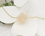 Yellow Crystal Necklace For Girlfriend Gift