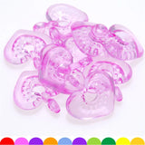 Colorful Heart Shape Acrylic Necklace Pendants 280pcs