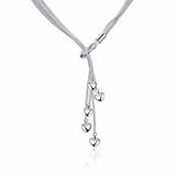 925 Silver Tassel Pendant Star Maxi Necklace For Women