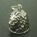 Men Stainless Steel Lion King Bell Pendant