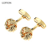 Metal Knot Cufflinks for Mens Lepton Novelty Knots Cuff links