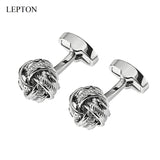 Metal Knot Cufflinks for Mens Lepton Novelty Knots Cuff links
