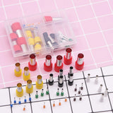 40pcs Stainless Steel Round Punch Clay Sculpting Tools Hand Making Mold