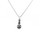 Mini Microphone Mens Pendant Stainless Steel Punk Necklace