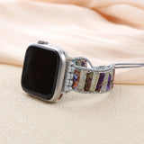 Moonstone & Impire Jaspers Bangle Smartwatch Bracelet