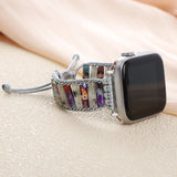 Moonstone & Impire Jaspers Bangle Smartwatch Bracelet