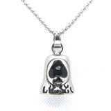 Poker Bell Pendant Stainless Steel Necklace