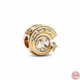 925 Silver Proposal Ring Charm Bead for Bracelet Pendant