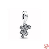 925 Silver Proposal Ring Charm Bead for Bracelet Pendant