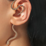 Punk Style Snake Ear Cuff Earring Silver Animal Ear Clip