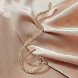 Punk Style Snake Ear Cuff Earring Silver Animal Ear Clip
