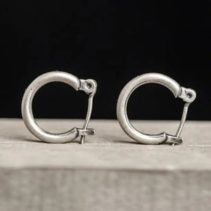 925 Sterling Silver Circle Hoop Earrings Small Round Jewelry Gift