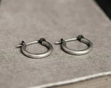 925 Sterling Silver Circle Hoop Earrings Small Round Jewelry Gift